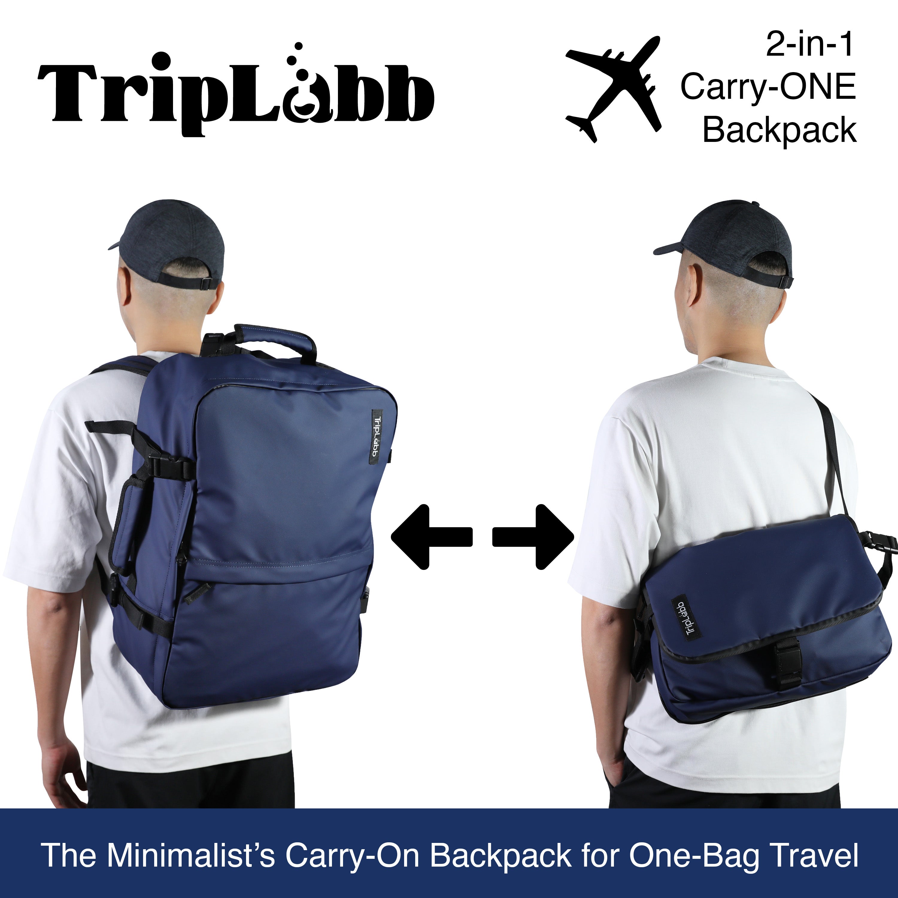 2-in-1 Carry-ONE Backpack – TripLabb